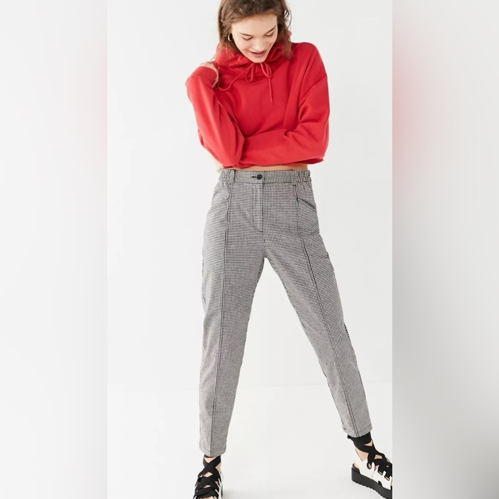 Urban Outfitters Gray Plaid Trousers
